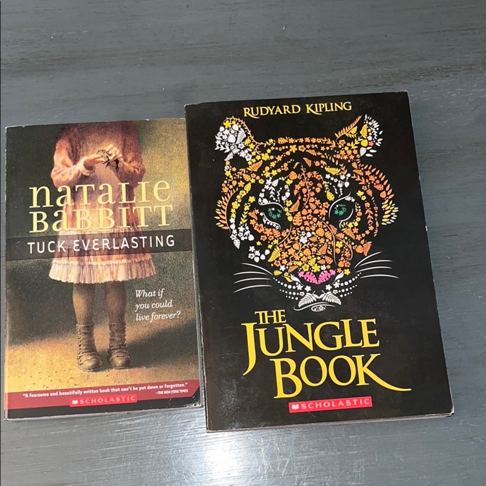 Scholastic Books: The Jungle Book and Tuck Everlasting